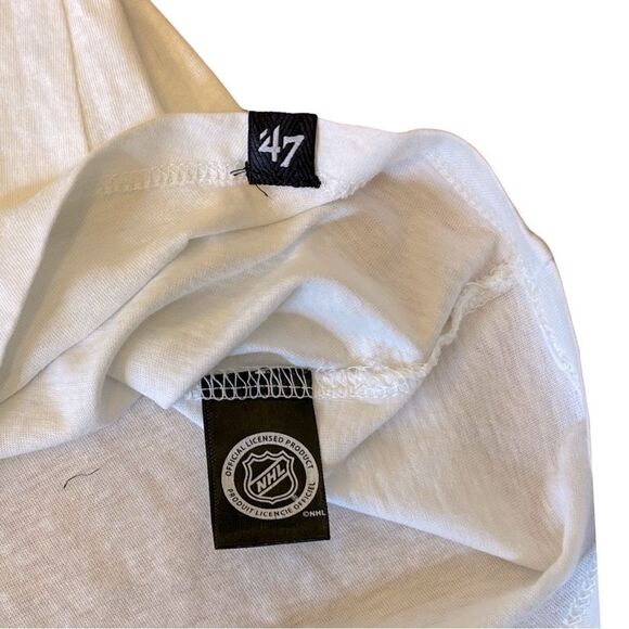 Nashville Predators White Women's Fly Out Raglan T-Shirt by '47 • XXL - Picture 8 of 11